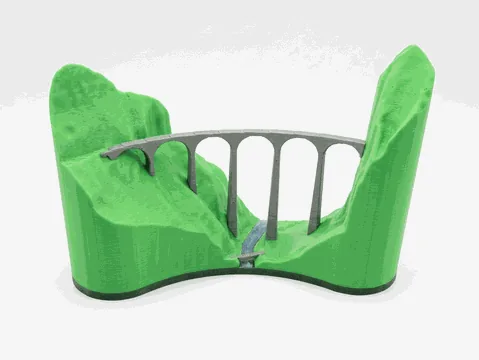 A Topodisc of the Landwasser Viaduct